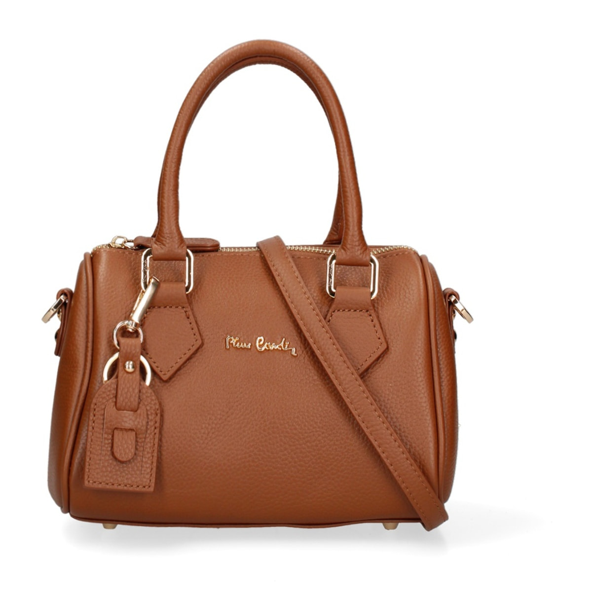 Borsa a bauletto da donna Made in Italy - Oriana Chic - 100% pelle - 23.0 x 15.0 x 14.0 cm