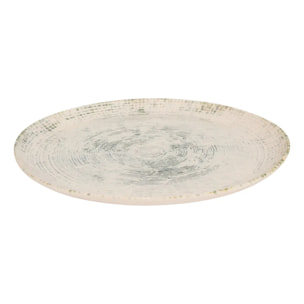 Assiette plate Ariane D26cm vert