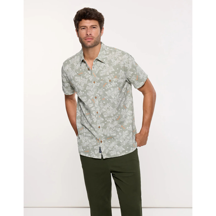 Camisa Manga Corta Caqui - Tryndamere