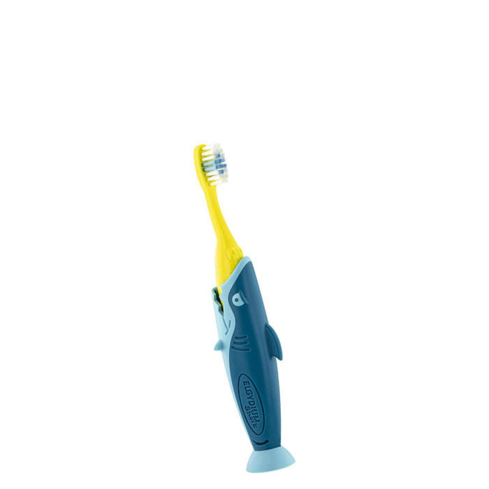 Elgydium Kids - Brosse à Dents Shark Enfant  2-6 Ans Souple