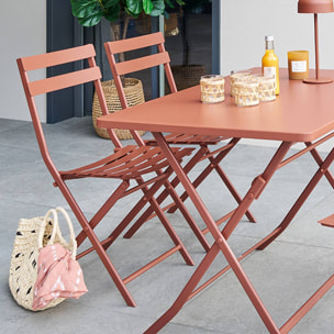 Chaise de jardin Greensboro pliable acajou