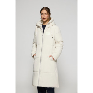 Chaquetón beige Buenos aires de capucha fija y detalles Polo Club