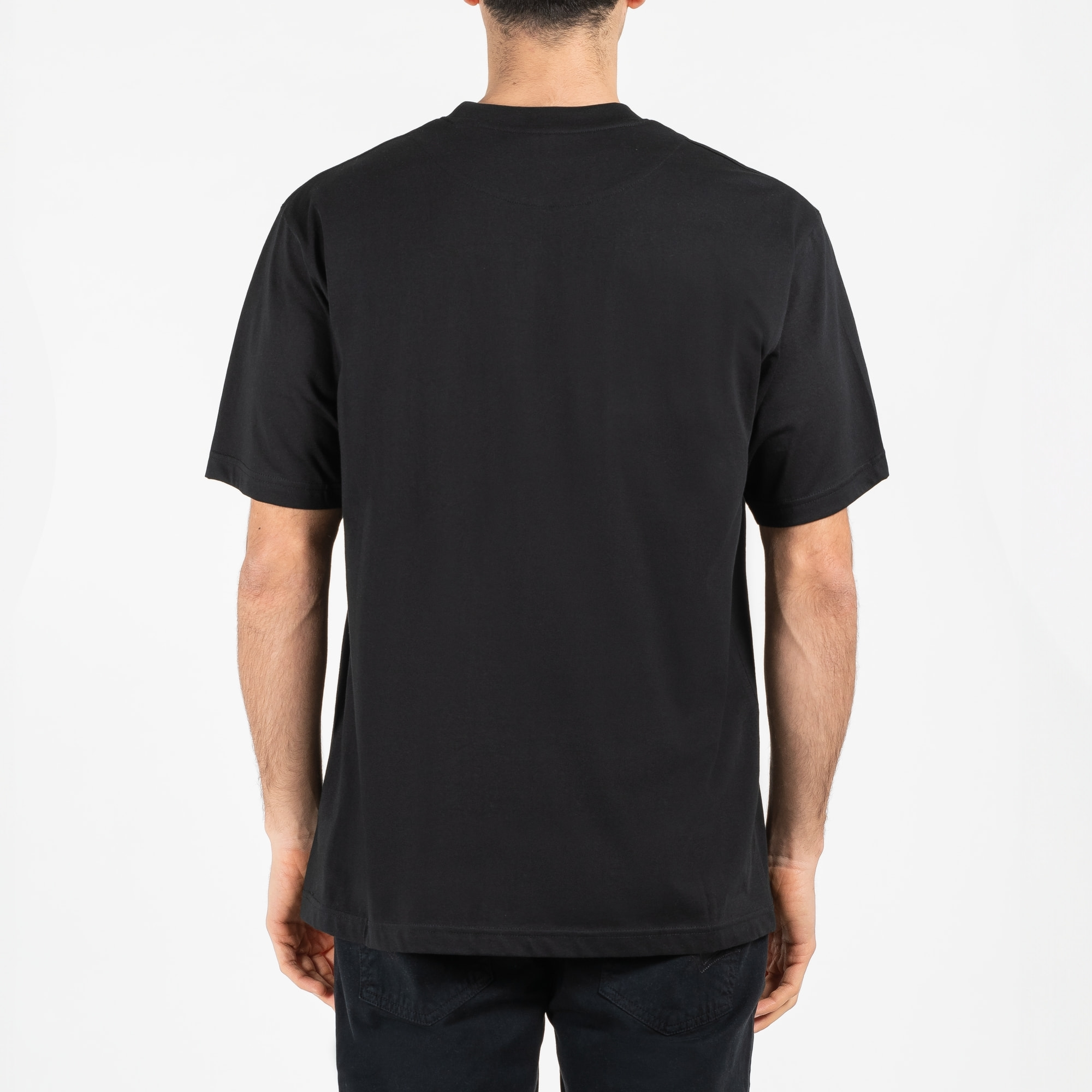 T-shirt jersey cotone organico con stampa oversize fit