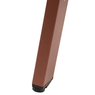 Table d'appoint de jardin Saona D70cm acajou