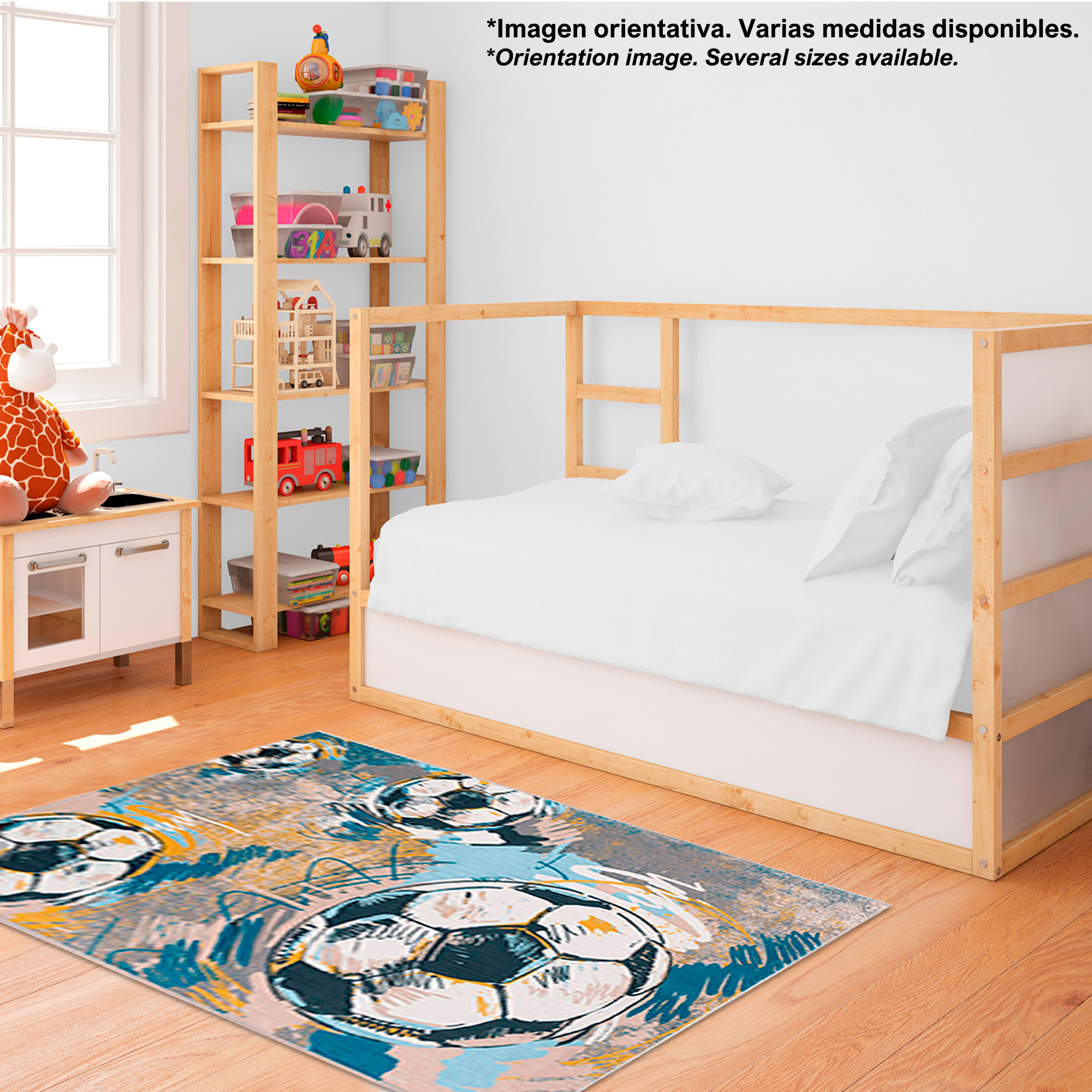 Alfombra infantil de Poliester estampada 180 x 280cm