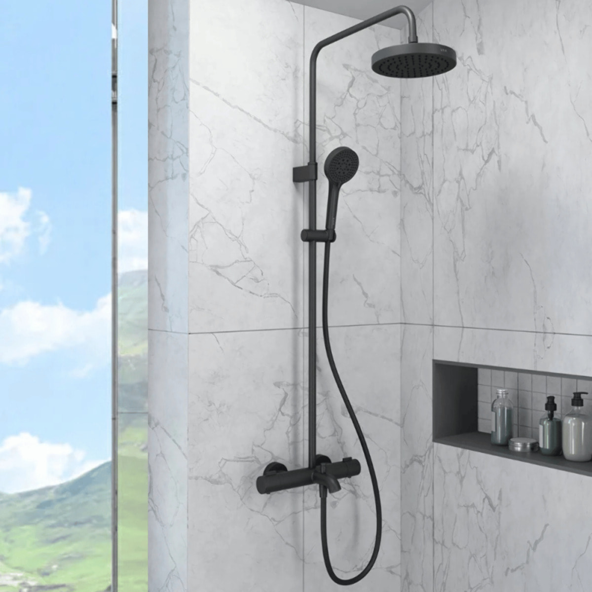 Colonne bain douche thermostatique Aquaheat Joy 220