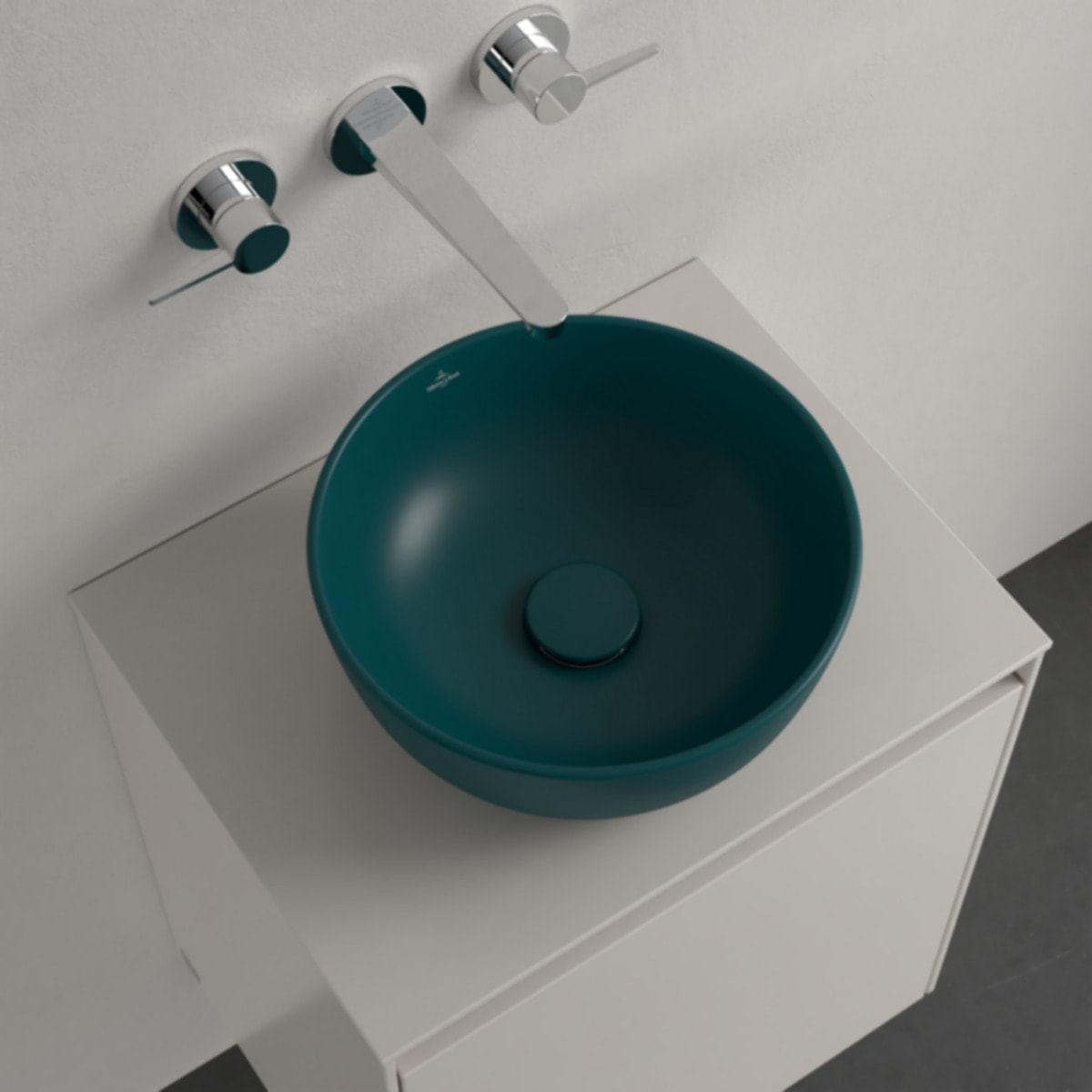 Vasque ronde à poser Artis 32,5cm Vert Teal