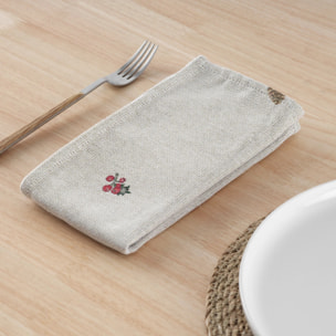 Lot de 2 Serviettes jacquard 33713B 45x45 cm