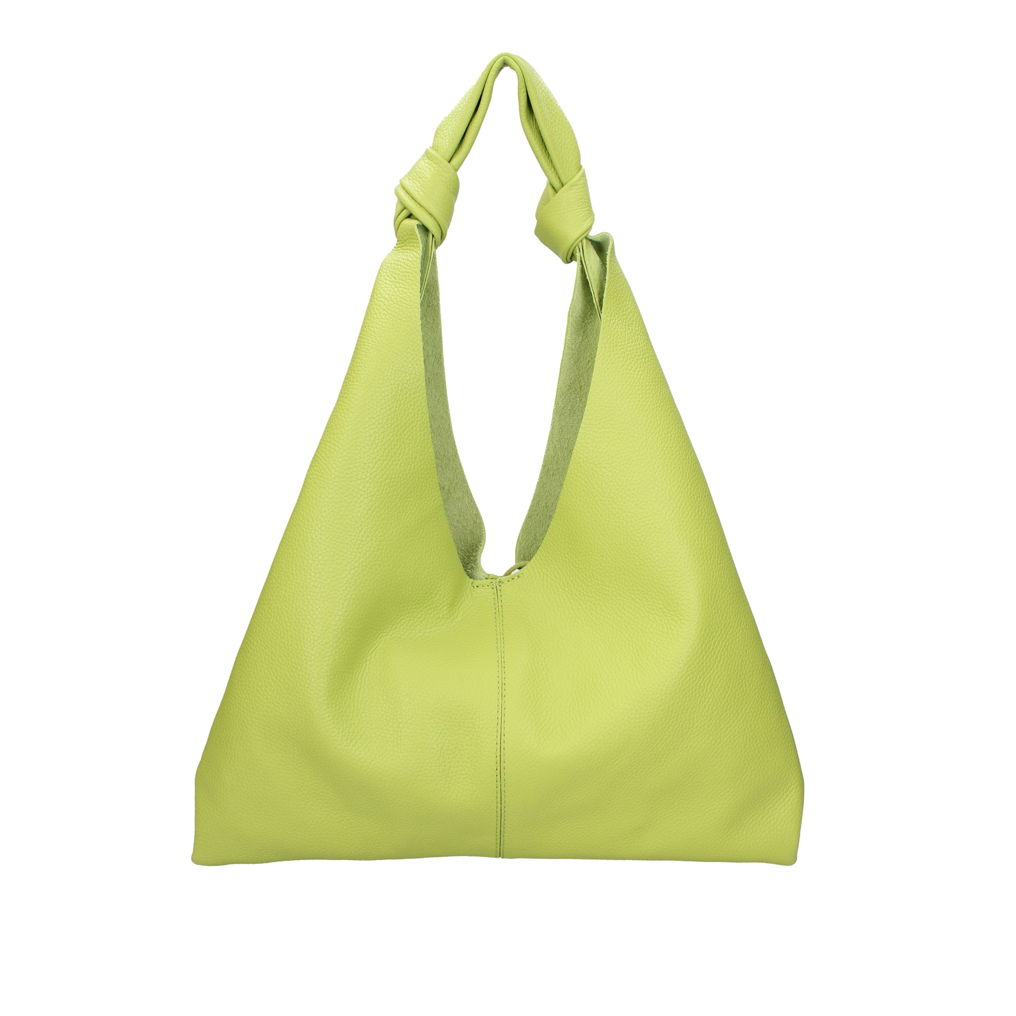 Borsa a spalla da donna In Vera pelle Made in Italy 40x42x2 cm