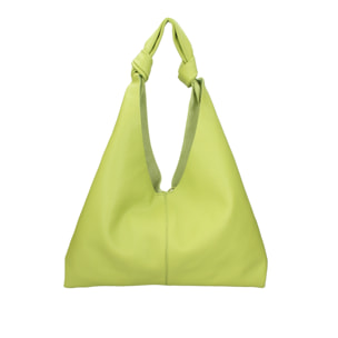 Borsa a spalla da donna In Vera pelle Made in Italy 40x42x2 cm