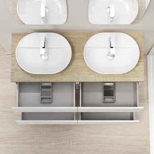 Ensemble de salle de bains NORDIK SE Alday, 120 cm, Blanc Mat.