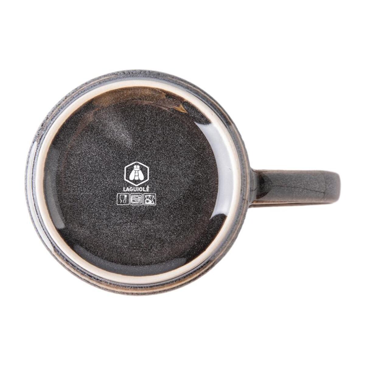 Lot de 2 mugs noir - "Charbon"