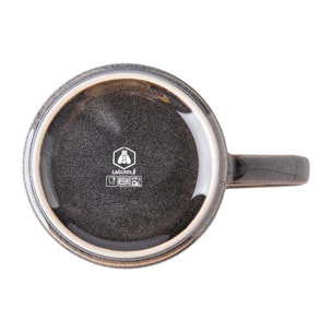 Lot de 2 mugs noir - "Charbon"