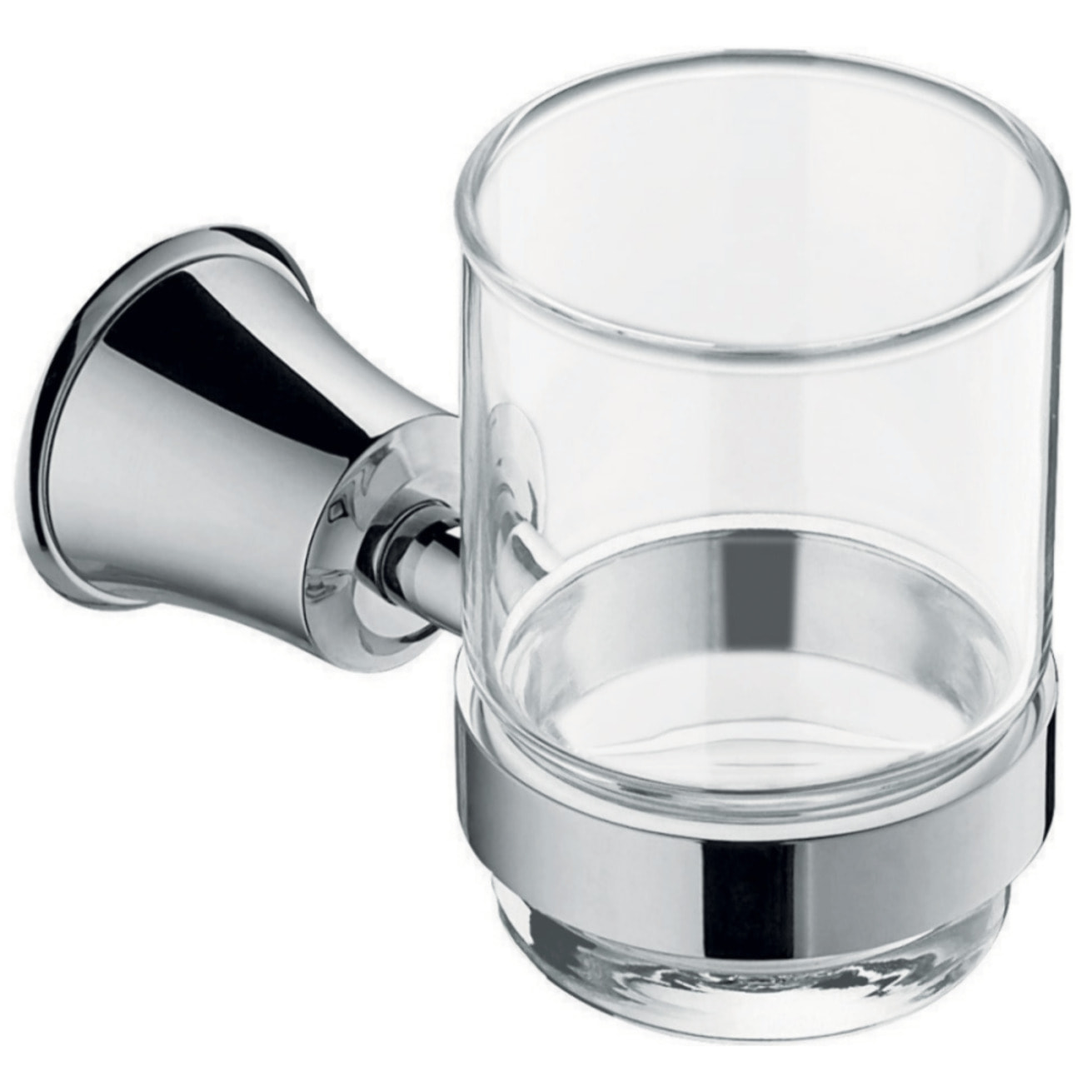 Porte verre mural PAINI Lady's Chromé