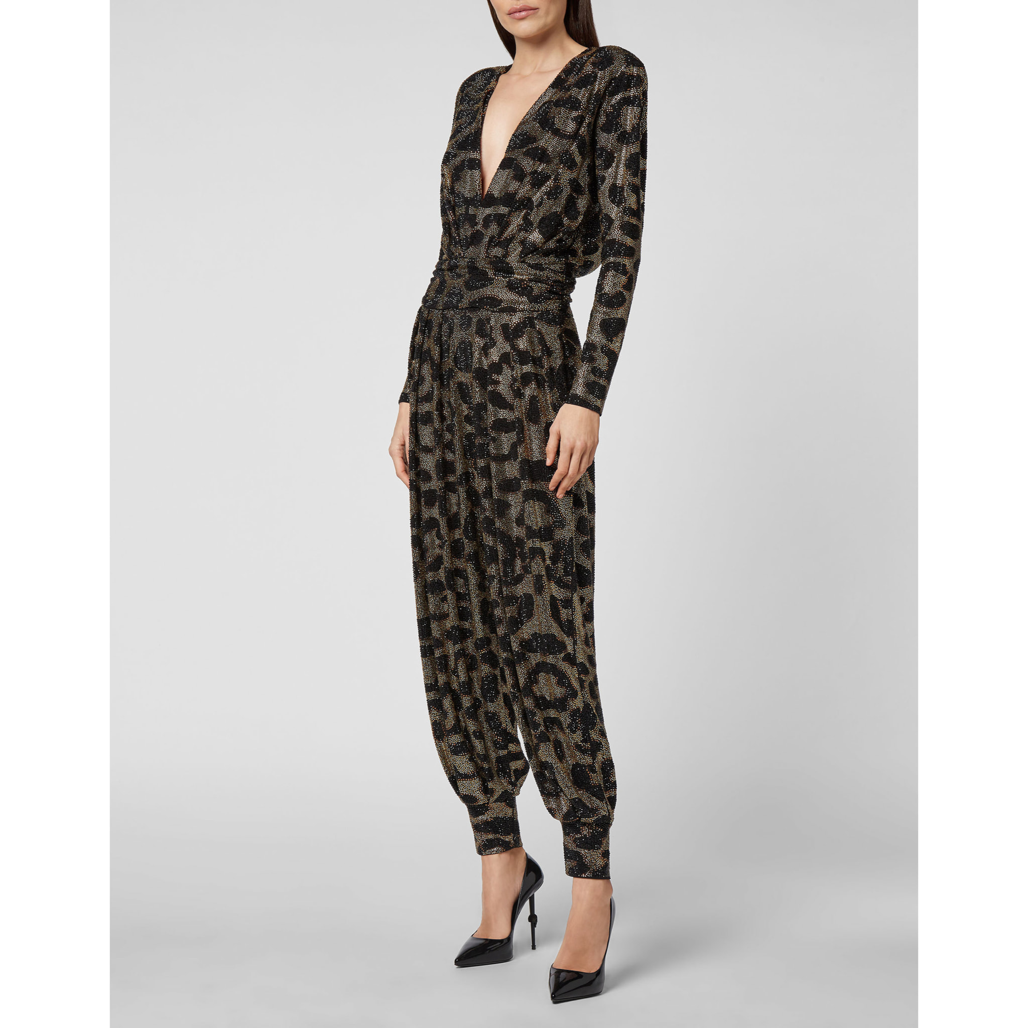 PHILIPP PLEIN Jumpsuit LEOPARD