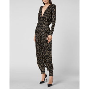PHILIPP PLEIN Jumpsuit LEOPARD