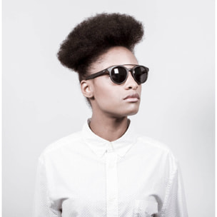 Gafas de sol OCEAN TIBURON - Negro brillante / Ahumada