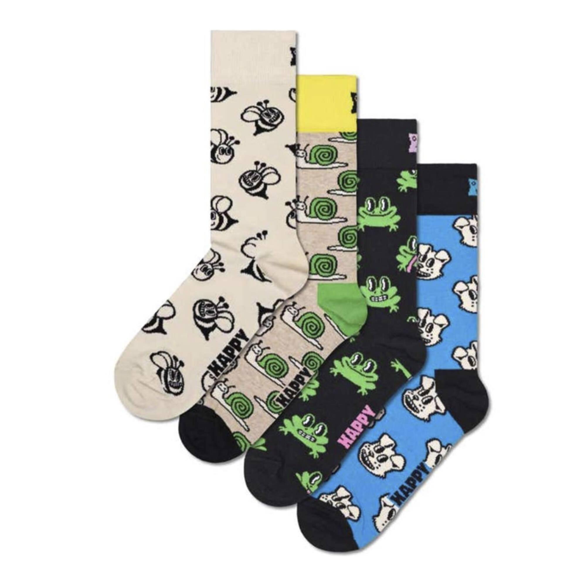 Calcetines 4-pack animals multi