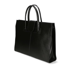 Borsa a mano da Donna Evelina in Vera Pelle Made in Italy 29x40x9 cm