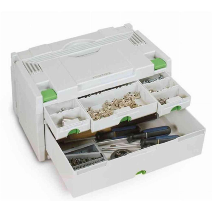 Systainer SYS 3-SORT/4 FESTOOL - 4 tiroirs - 491522
