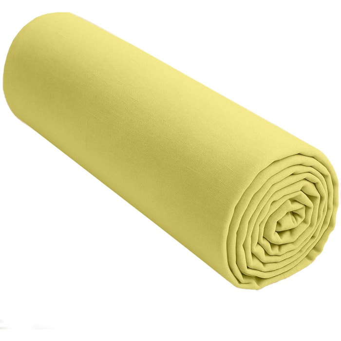 Drap Housse - Bonnet:30cm 100% lin LavÉ 160g Poire