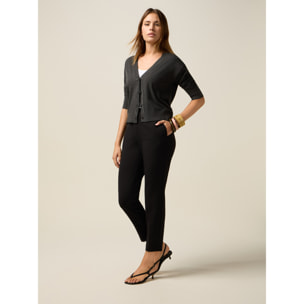 Oltre - Pantalones pitillo - Negro