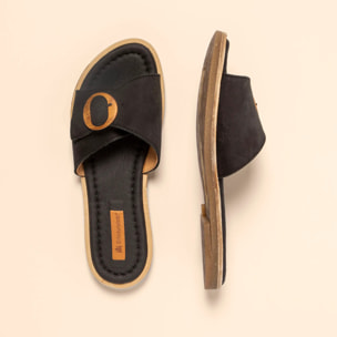 Sandalias N5690 PLEASANT BLACK / TONAMI color Black