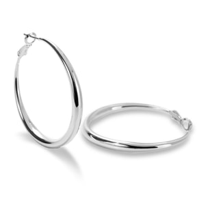 Pendientes Lux by Lux acabados en Rodio