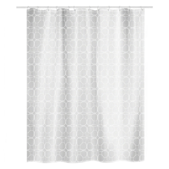 Rideau de douche Polyester FILIGRAN Blanc Spirella