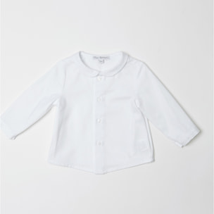 CAMISA CUELLO BEBÉ OXFORD BLANCO