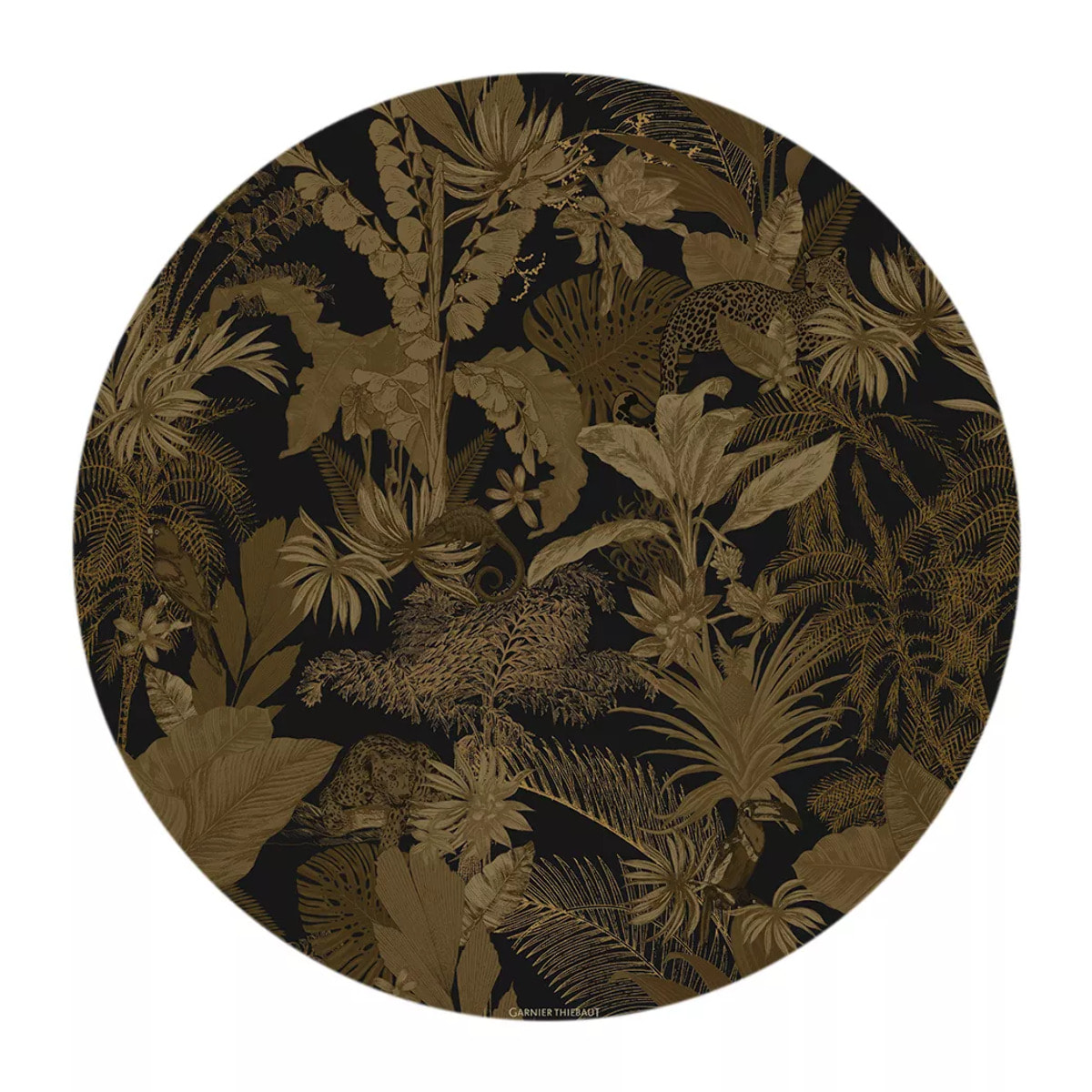 Set vinyle 860 g/m² imprimé brun noir Rainforest black
