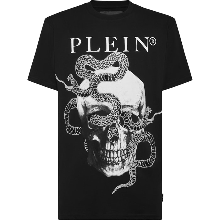 PHILIPP PLEIN T-Shirt Round Neck SNAKE