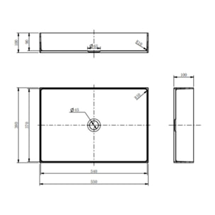 Vasque à poser (SATAUR5538BRG)
