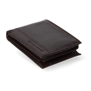 Portafoglio uomo in vera pelle - Modello False - Casual - 12.5 x 10.0 x 2.0 cm