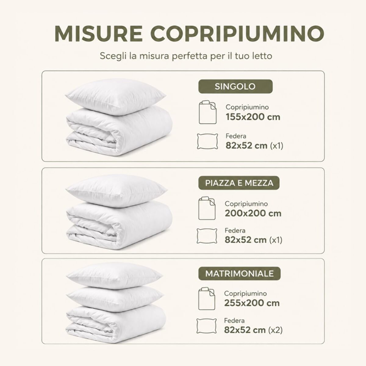 Parure copripiumino in cotone - Grigio
