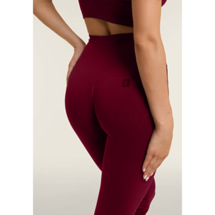 Leggings sportivi seamless a zampa con vita altissima