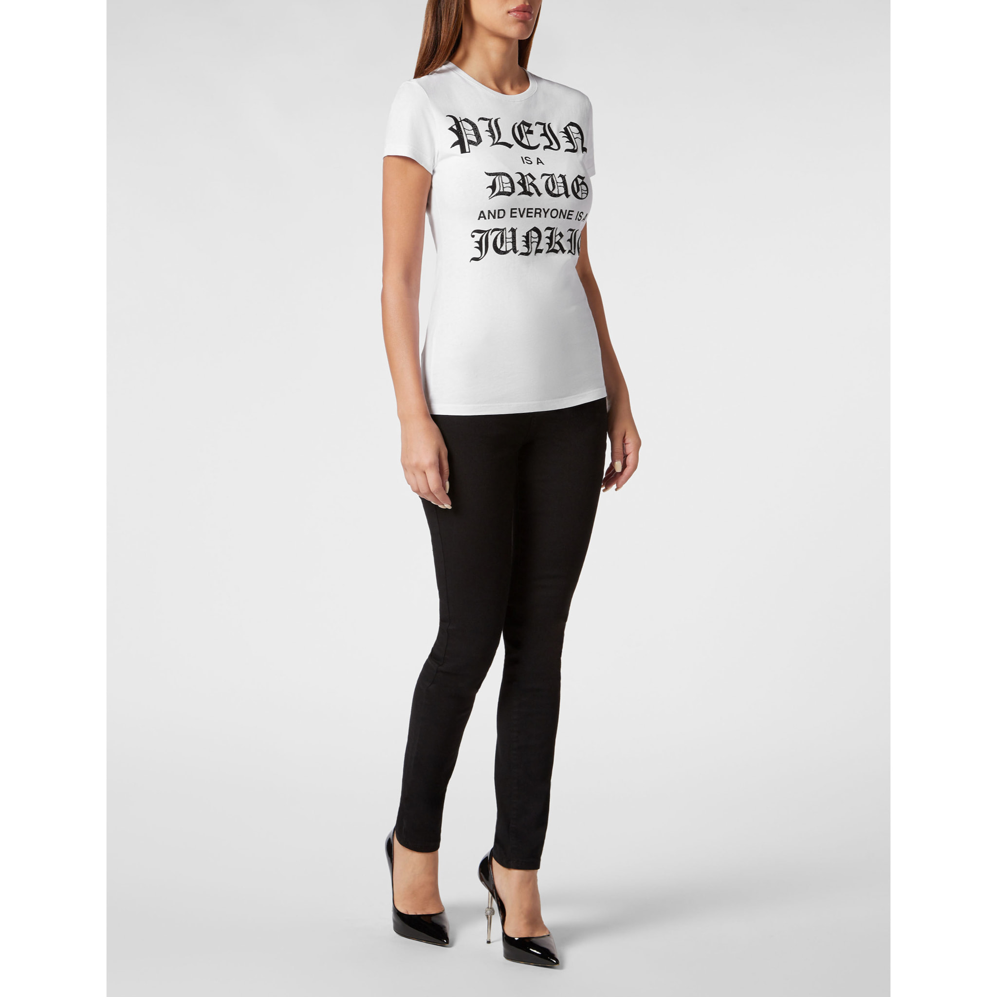 PHILIPP PLEIN Maglietta taglio Slim