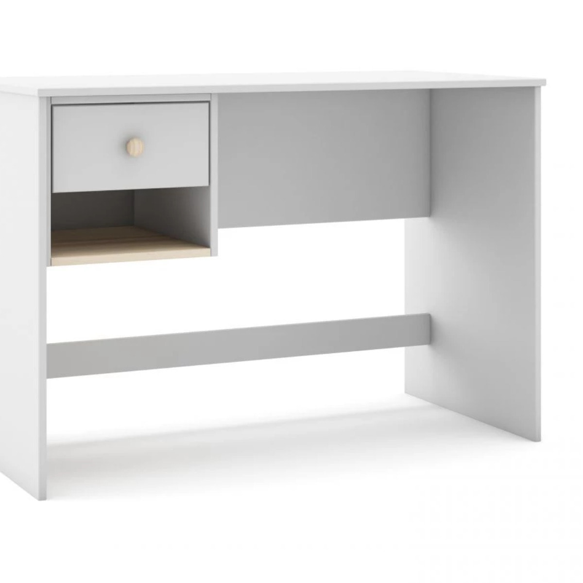 Mesa de escritorio Misty Breeze Blanco - Oak Soft