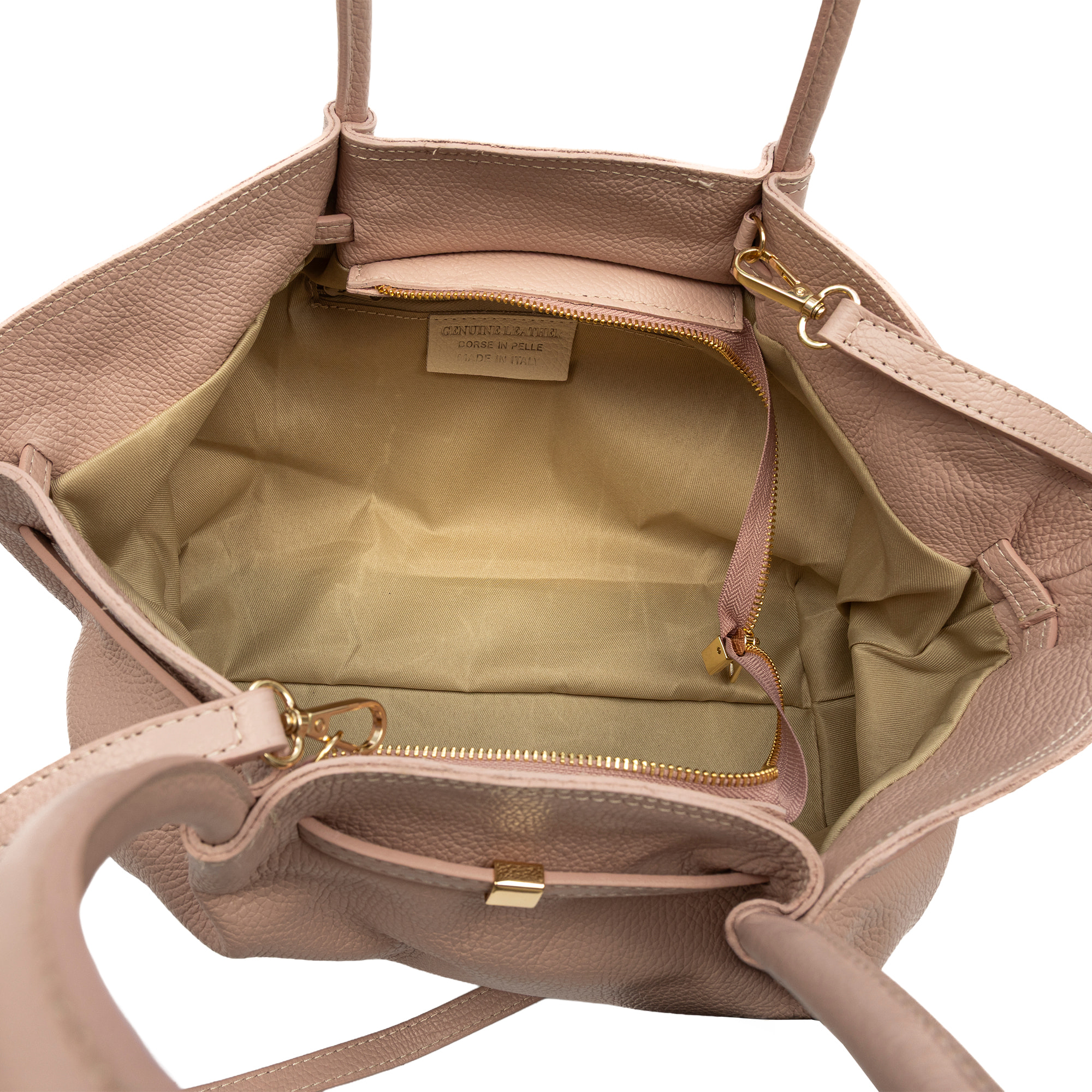 Bema Bolso Tote Mujer. Piel auténtica Dollaro