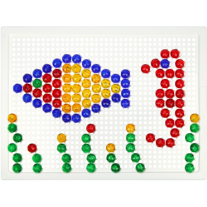 Set Chiodini Trasparenti 10mm, 140 pz