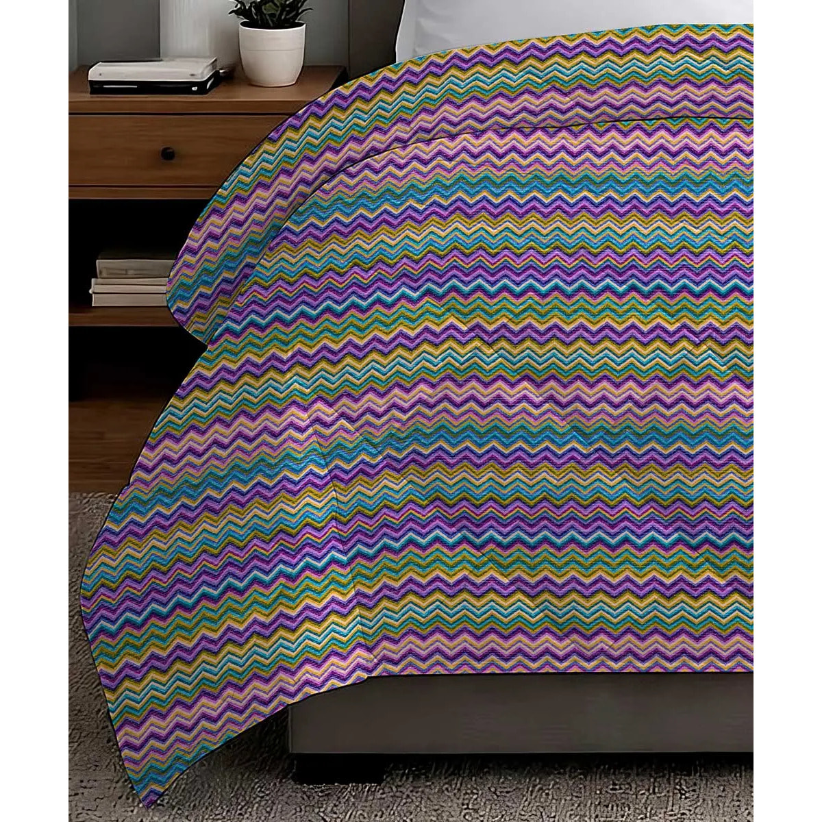 Trapunta invernale Baia Lilla 300 grammi/mq in cotone e poliestere