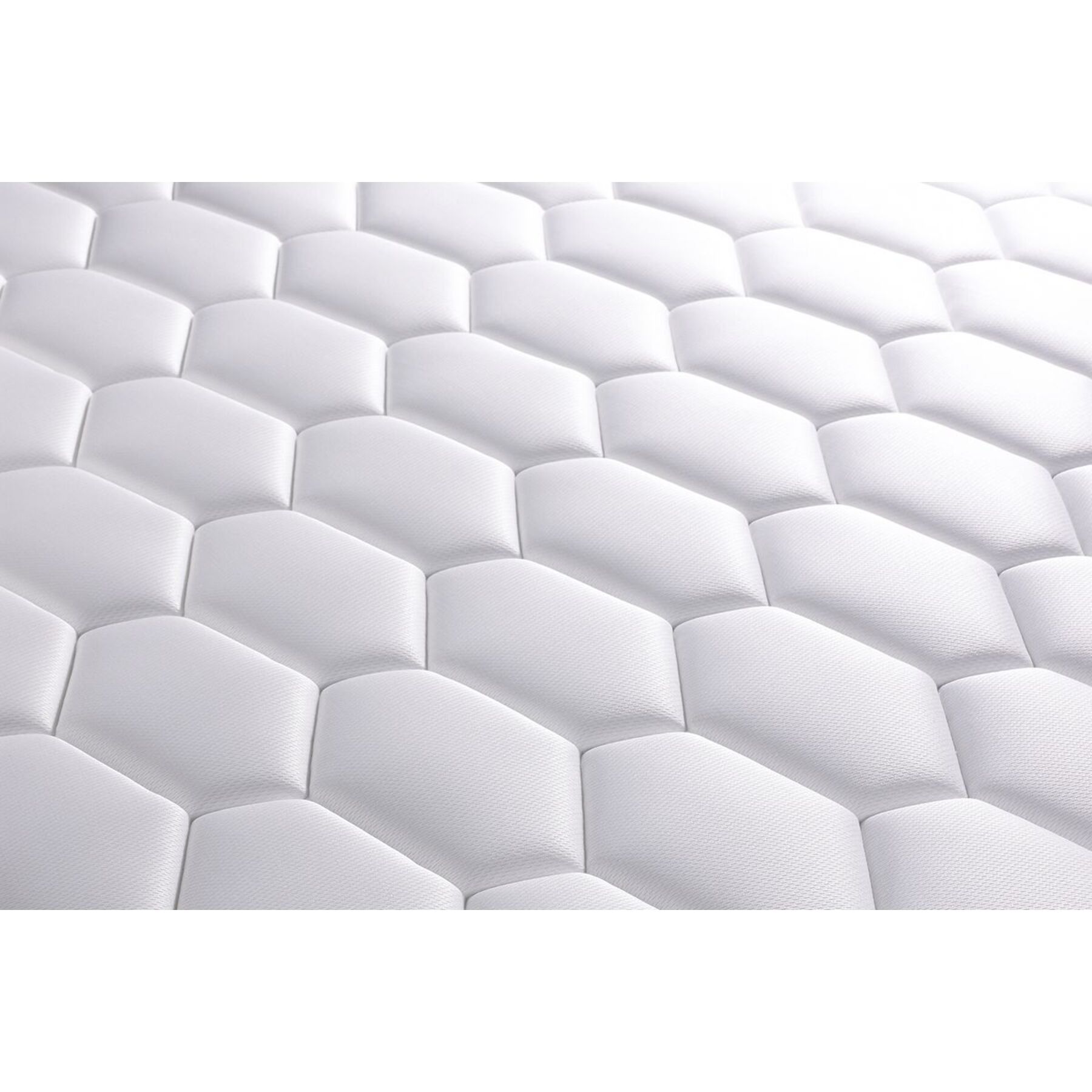 Ensemble Matelas Sommier 140x190 cm - Sommier Blanc (déjà monté) - Boost