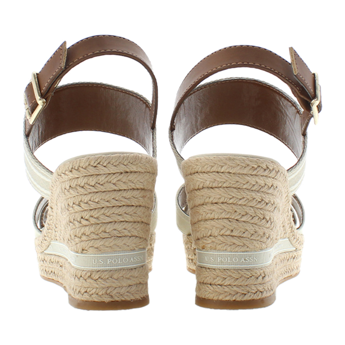 U.S. Polo Assn. - Sandali ALYSSA007W-4C2 in cotone per donna