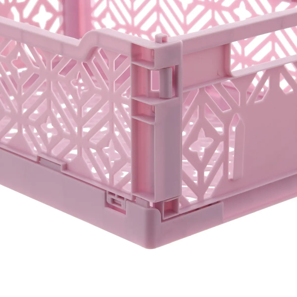 Cagette pliable Arry 30x20cm lilas