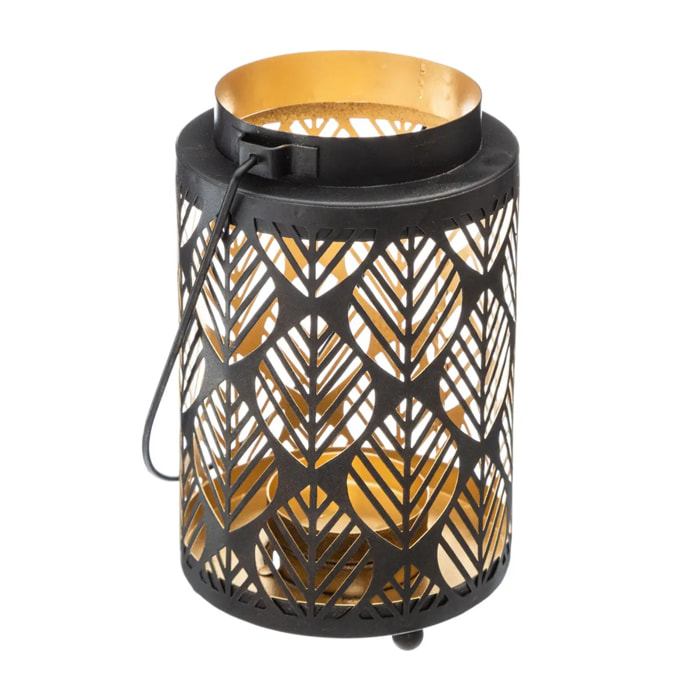 Lanterne design en métal H13 cm