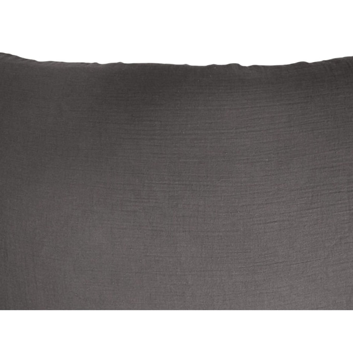 Taie D'oreiller 100 % gaze De Coton Granit
