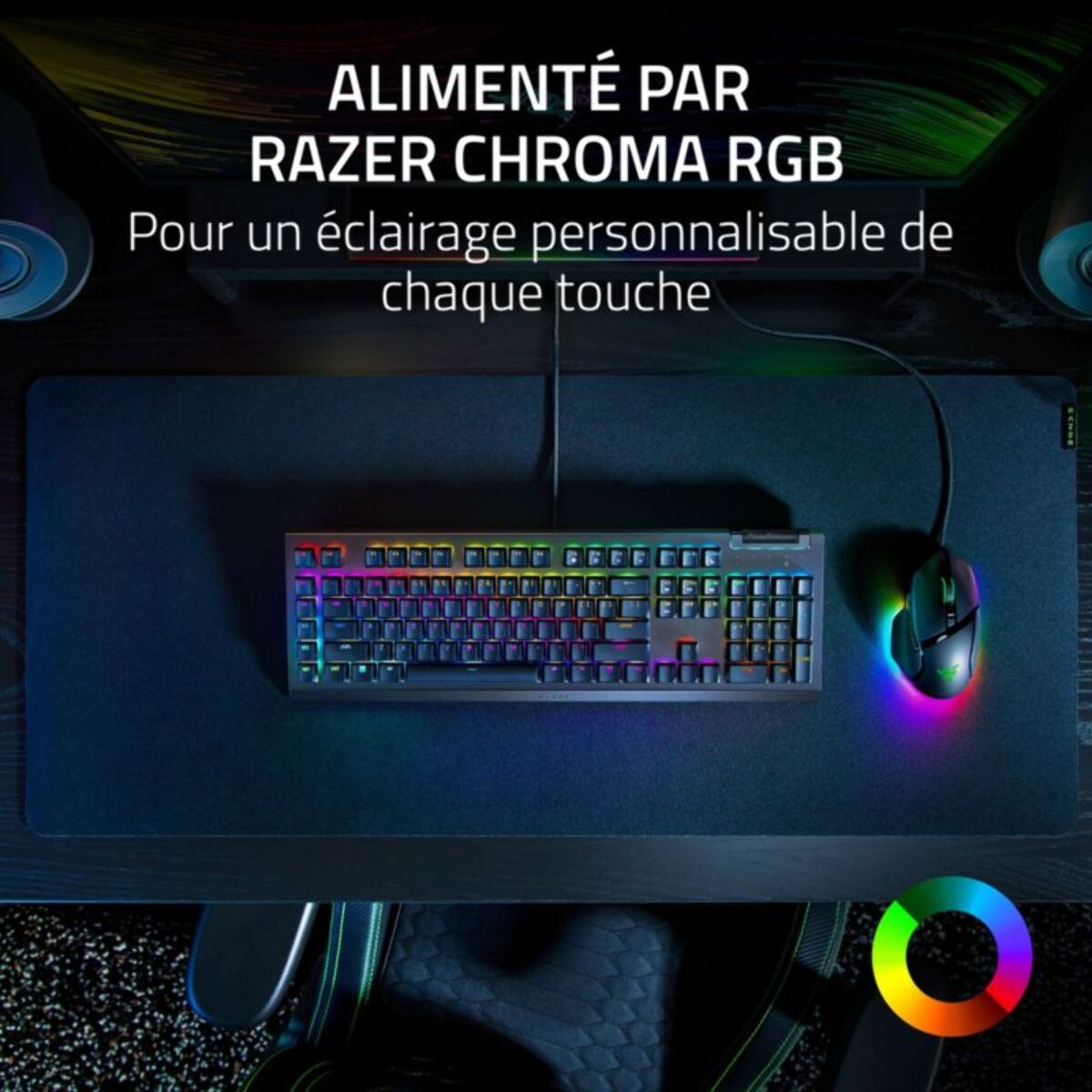 Clavier gamer RAZER BlackWidow V4 X Green Switch