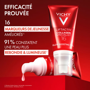 Liftactiv - Gel Visage Booster d'Hydratation et d'Éclat Effet Repulpant 50 ml