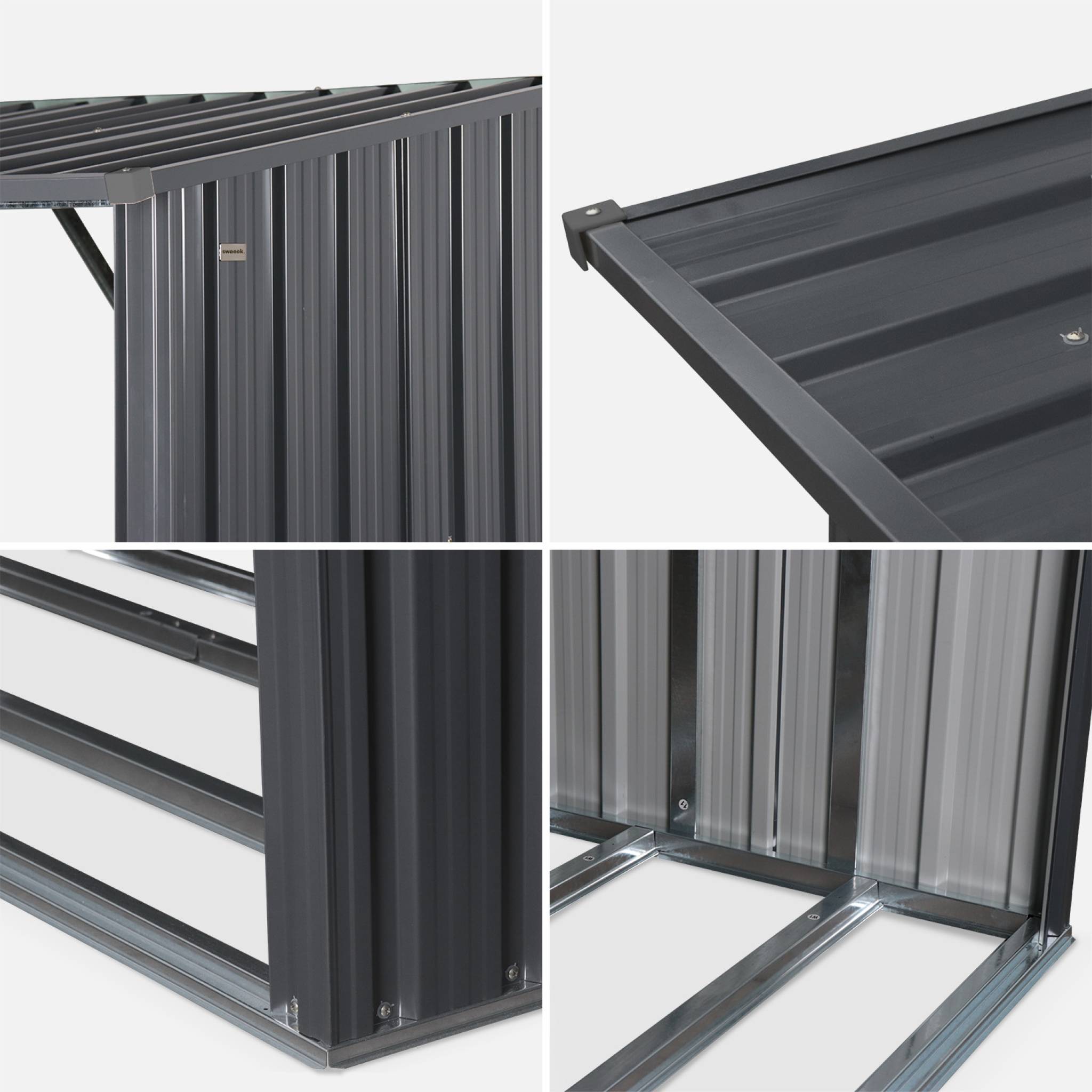 Bûcher acier galvanisé (lot de 2) EPICEA