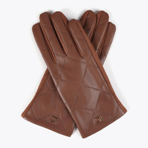 Guanti con Logo a Reticolo